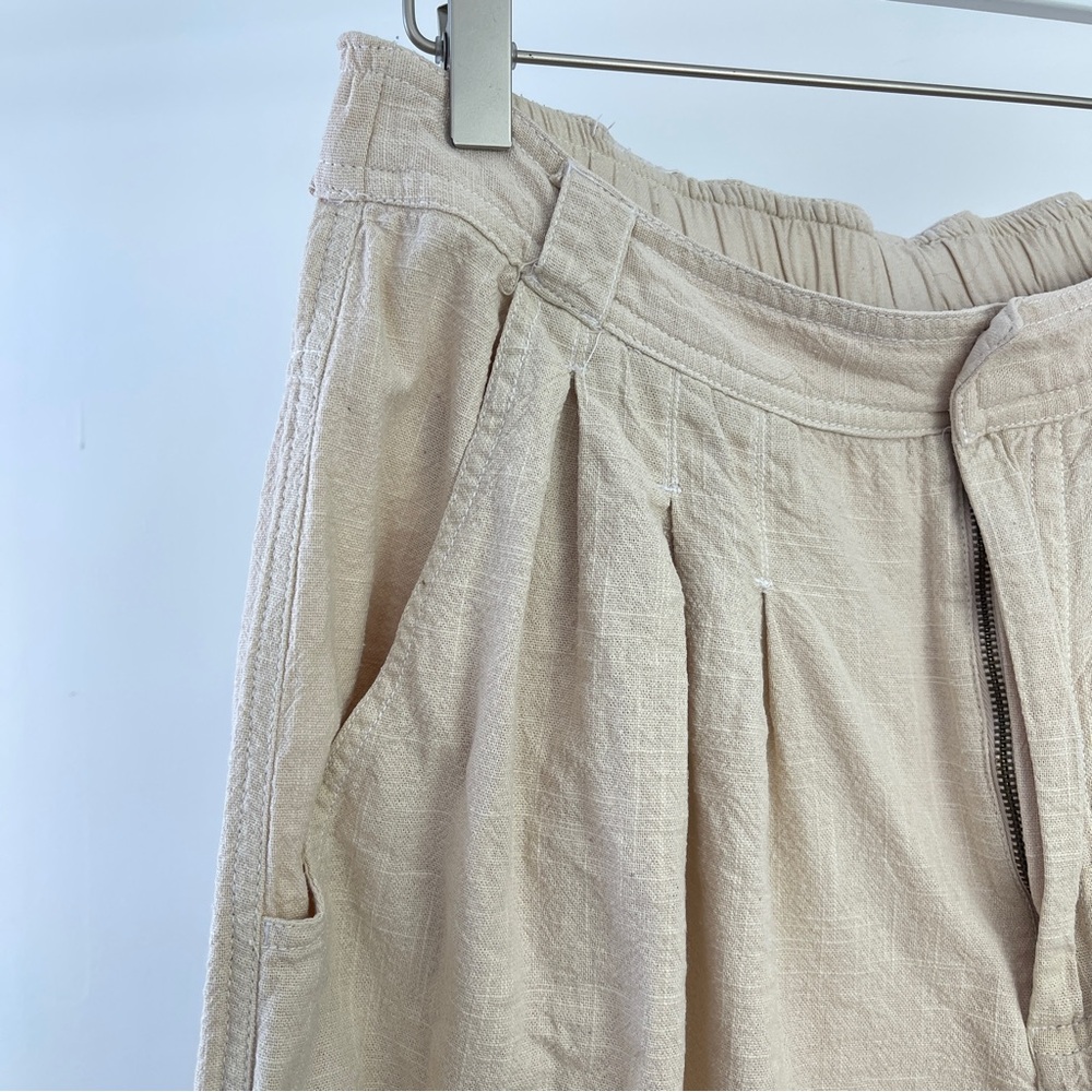 Free People cream wide leg pants Size 4 - Picture 2 of 4